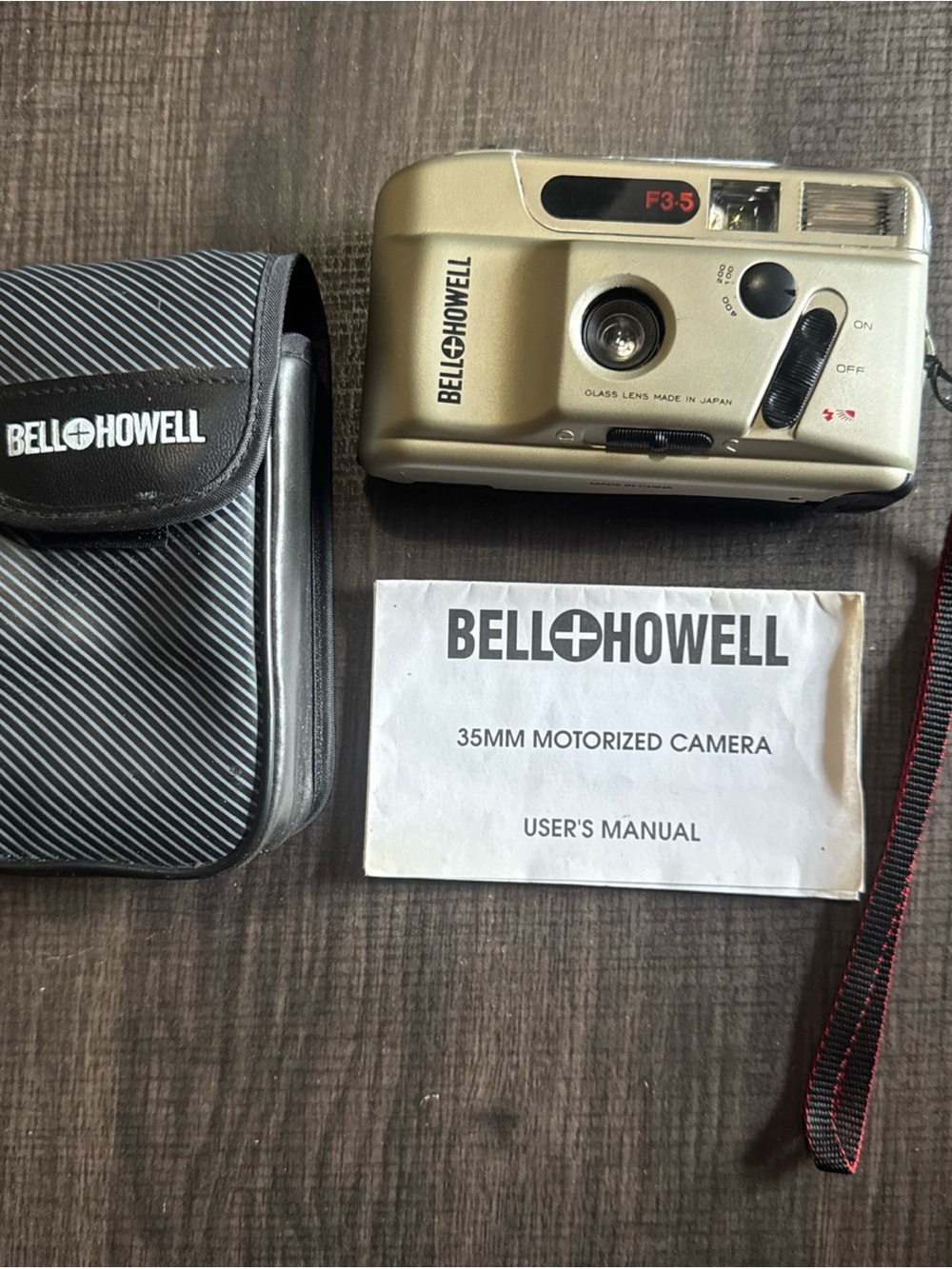 Vintage Bell & Howell 35mm Camera with Case- Not Tested Sold As-Is